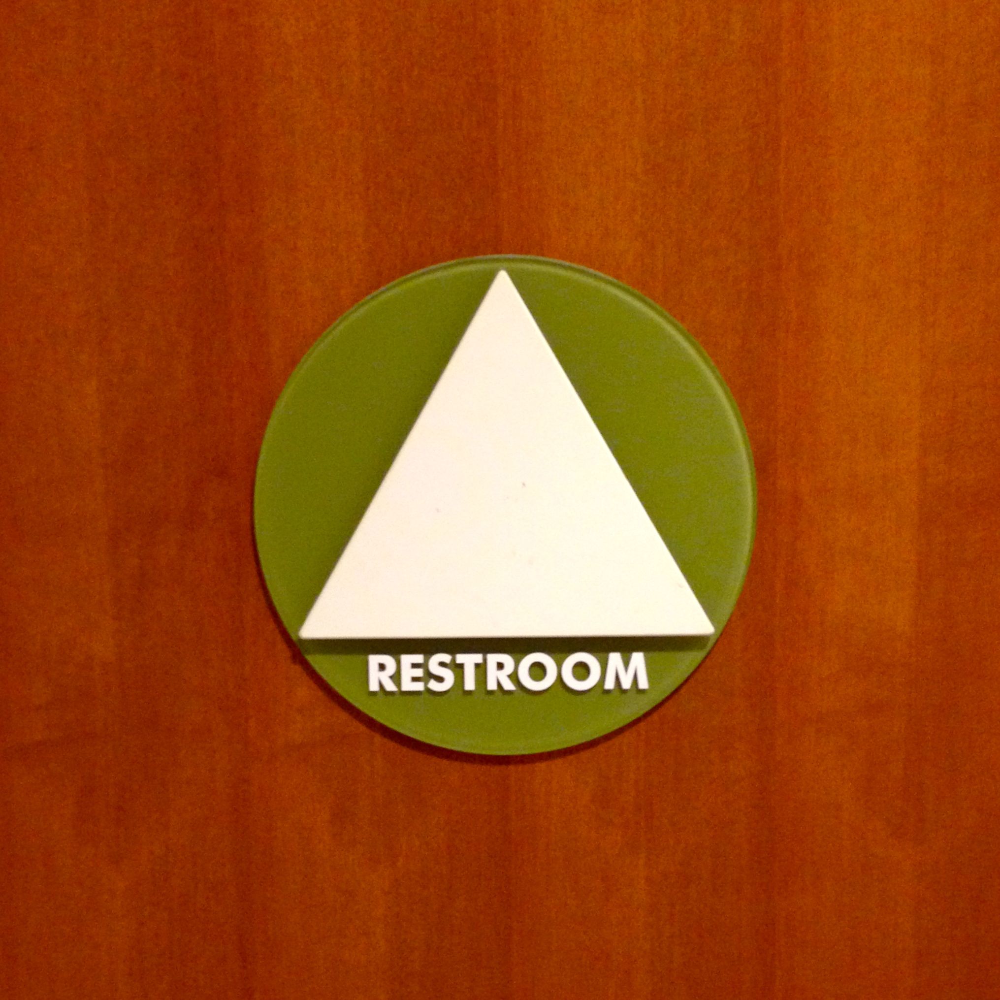 Gender-Inclusive Restrooms Door Sign