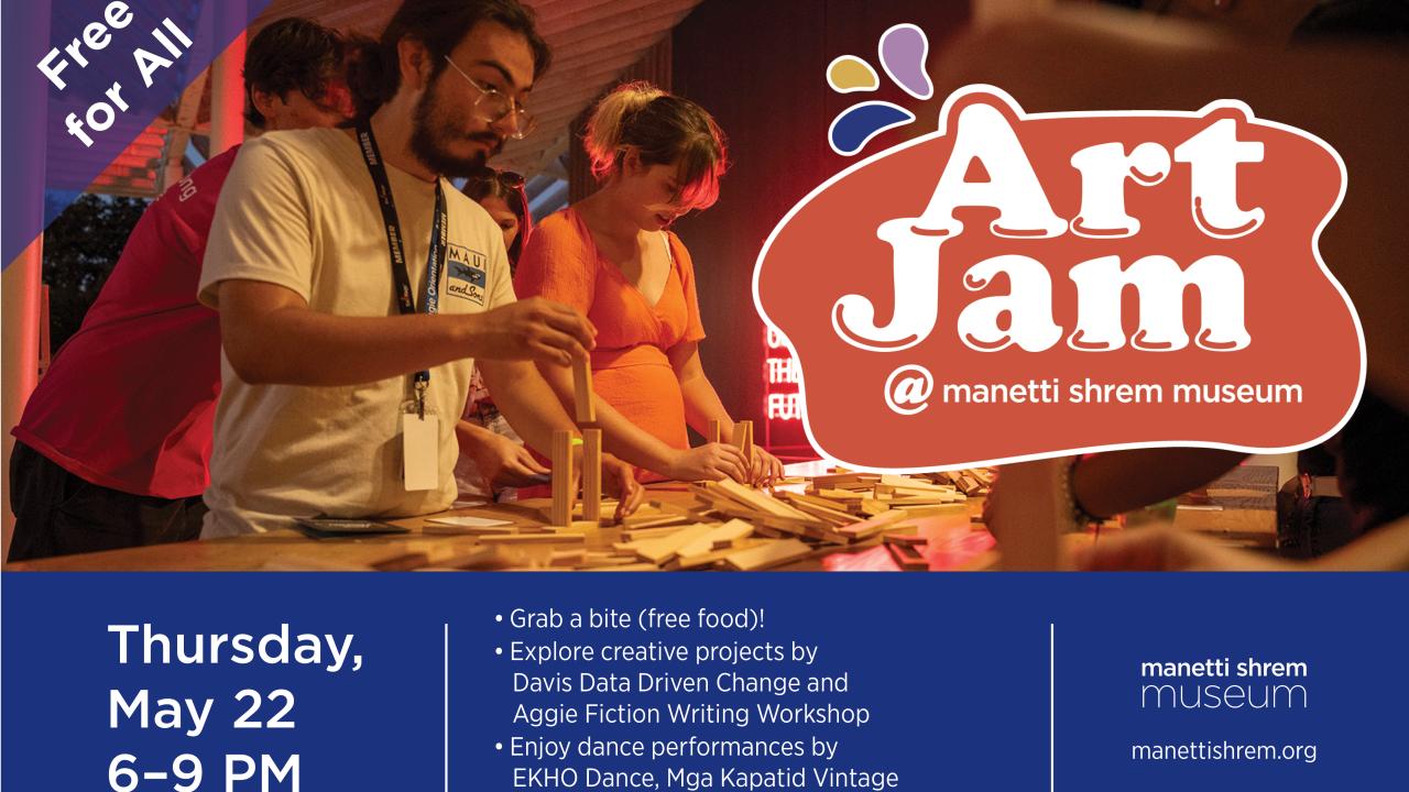 Art jam event at the Museum of Contemporary Art, featuring diverse artists creating collaboratively in a vibrant atmosphere.