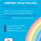 LGBTQ+ career prep day event with diverse participants engaging in workshops and networking activities.
