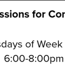 Graphic: Study Sessions for Connections — Wednesdays (Week 5 &amp; 10), 6–8pm